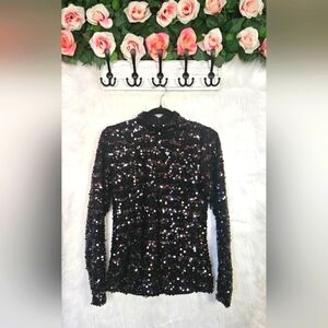 H&M Holday Sparkle Longsleeved Sequined Top